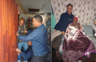 Christel House SA staff support emergency flood relief efforts